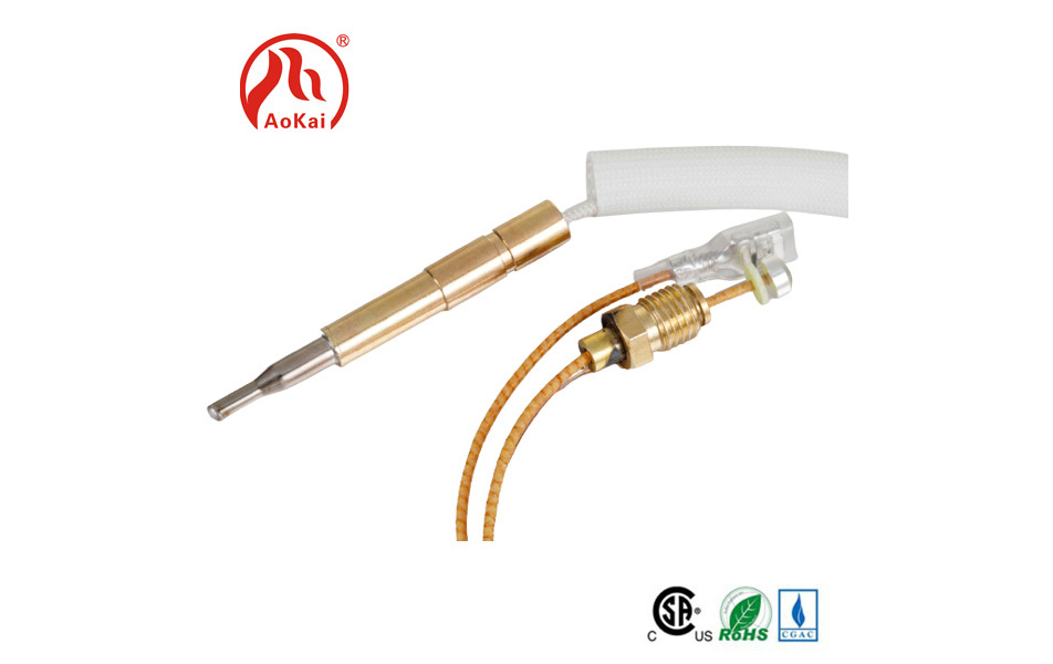 Thermocouple a konbine pa de materyèl alyaj diferan