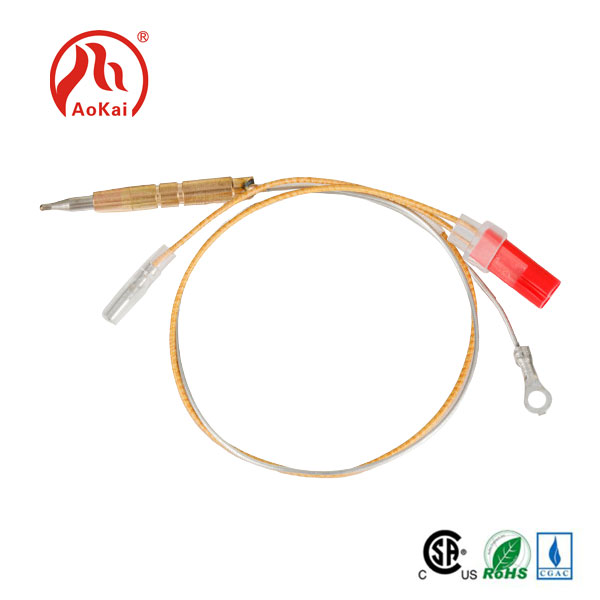 An kwiv fil Thermocouple flanm dife Capteur pou fou gaz