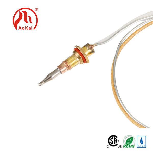 Gaz Thermocouple Connector ak ploge nan